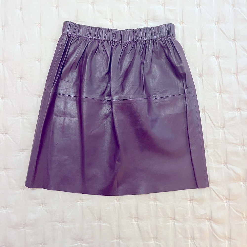 Kate Spade Saturday Leather Paperbag Skirt - S